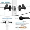 Kontrollera Tuya Smart FingerPrint Door Lock Bluetooth Digital Electronic House Security Protection Door Knob Lösenord Keyless App Unlock