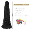 36 Inch Soft Locs Crochet Hair For Black Women Faux Locs Hair Dreadlocks Pre Looped Crochet Braiding Synthetic Hair 240409