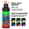 Original Sunfire Stars Tornado 15000 20000 Puffs Einweg Vape RGB Light Vaper Pen 20k Puff 12 Geschmack Einweg E -Zigarette 600mah 30ml Eu Frankreich Spanien Großhandel Großhandel