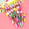 Pens 25Pcs Kawaii Mini Cartoon 4 Colors Ballpoint Pen Cute Rabbit Unicorn Dinosaur Retractable Pens Student School Office Stationery