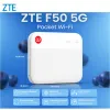 Routeurs déverrouillés zte 5g poche ufi f50 mini routeur wifi band double bande 1,6 Gops USB 3.0 Typec 4G LTE Cat15 SA / NSA 5G mobile portable hotspot portable