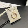 Colar de luxo de alta qualidade Kajia v Gold banhado a ouro Mijin CNC Inclado a artesanato com diamante feminino de diamante Xiao Zhan Mesmo estilo Chain de colarinho de estilo