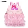 Scene Wear Girls 'Princess Dance Bag Children's Gymnastics Sports Lace Edge School Bag Kids Shoes Dress Costume Storage