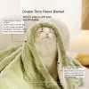 Móveis manta de animal de estimação Candy Color Cat Clanta quente Cão de flanela de flanela cachorro Kennel Kennel Sleeping Sleeping Pet Supplies