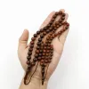 Abbigliamento tasbih uomini naturale kuka legno musulmano misbaha preghiera perle di rosario islamico perline alla moda arabo