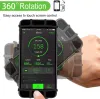 Groupsets Soporte de teléfono de la pulsera móvil extraíble 360 ° girando por teléfono con bolsas para llevar muñeca para llevar bolsa de brazo de navegación para el ciclismo de fitness