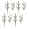 Dekorativa blommor 8st Festival Fake Pine Stems Artificial Needles Plants Christmas Pin For DIY Crafts Making