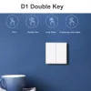 Kontroll Aqara Wall Switch D1 ZigBee Smart Wireless Key Light -knapp WiFi Remote Control Aqara Opple Switch Support Mijia App HomeKit