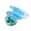 Bouteilles de rangement Portable Taker Tobs Out Pills Easy Dispenser Box Anti Pollution Facile to Home Accessoires