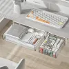 Cajones Autoadhesivos Cajón de almacenamiento de cajones Empretables Organizador oculto Desk Cabecillo para el escritorio de papelería Regalización