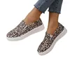 Casual schoenen Leopard Print dames canvas loafers wandelen herfst winter lichtgewicht comfortabele platte buitensport vrije tijd sneakers