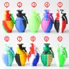 Grenade Silicone Nectar Collector Kit with gr2 14mm titanium tip oil rig silicone bong water pipe LL