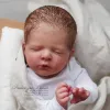 Dockor 20inch redan målad Reborn Doll Kit Luisa 3D -hud Synliga vener Rotade ögonfrans osmonterad diy mögel handgjorda leksaksdockdelar