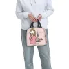 Bolsas Enfermera en Apuros Doctor Enfermera Bolsa de almuerzo Mujer Portable Coolper Termal Aislada Lorzonal Picnic Almacenamiento Bento Caja de bento