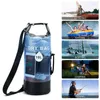 Storage Bags Waterproof Dry Bag Transparent 20L PVC Water-resistant Backpack Sports Beach Accessories Bolsas