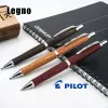 Pens Japan Pilot Legno Ballpoint Pen Hippopotamus TROE POLE BLACK PEN SOMIL HANDRITION HLE250K TILLBAKA TILL SKOLA PRESENT STATURERY