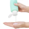 Storage Bottles 200ml Silicone Bottle Refillable Lotion Shower Gel Shampoo Container Liquid Empty Portable Travel Accessories