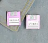 Shh gizli dosya emaye pimleri özel buhar vapor broşa çanta giysi yaka pimi pembe mor rozet arkadaşlar için komik mücevher hediyesi3566064