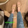 Oran Sandals Fashion Leather Slippers 2024 Горячая продажа квадратная голова в Instagram.