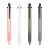 Pens Japan UNI Multifunctional Ballpoint Pen 4 + 1 Jetstream Low Center of Gravity Metal Penholder Business Office luxury pen