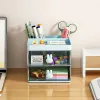 Holder Multifunctional Stationery Storage Box Pen Ruler Storage Box Deskstop Table Organizer For Home Office School Storage Supplies