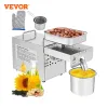 Presseurs Vevor Electric Huile Extracteur Machine de presse d'huile automatique pour la maison Utilisation commerciale Sesame Canola Se graines de tournesol Peanuts noix