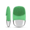 SCRUBBERS 2 IN1 Elektriska ansiktsrengöringsborste Silikon Sonic Face Cleansing Brush Deep Pore Cleaning Massager Face Washing Brush