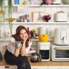 Juicers 5.3QT capaciteit lichtgewicht krachtige Tilthead Stand Mixer, White Icing van Drew Barrymore