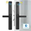 Kontrolle wasserdichte Euro 85 -mm -Leichenhändler Ttlock App Wireless Aluminium Digital Smart Door Schloss mit doppeltem elektrischem Fingerabdruckleser