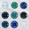 Kits nieuw gelanceerd NH35/NH36 Dial 28,5 mm met GS -logo -wijzerplaat geschikt voor NH35/NH36 Mechanische horloge -upgrade -accessoires