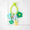Keychains 1Pcs Fashion Color Sunflower Car Key Rings Headset Case Decorations Accessories Bag Pendant