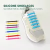 2023 SHOELACE SILICONE ELASTICI ATLETICA ATLETICA NESSUNA TIRA SNEACHER SIFERS SCARP SCARP SCARPA PER IL SCARPA PER UOMINO DONNE SHOELACE 240419