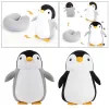 Bonecas u moldará o travesseiro de viagem de viagem Presuinho Princho de brinquedo Penguin Pachotal Pillow para crianças Office Airplane Car adulto