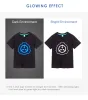 T-shirt Foundation SCP Fluorescente Tshirt Luminio Tshirt Boy Thirts Short Shirts 2022 Nuova Summer Cotton Boy Boy Clothing