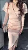 Party Dresses Dress Solid Color Long Sleeve -Length V Neck Prom Vintage Celebrity Banquet Gown Vestido De Novia