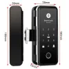 Controle Ttlock Wi -Fi Smart Lock para deslizamento da porta de vidro portão de giro RF Controlador remoto sem fio de madeira trava de porta eletrônica bluetoothlock