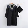 Ensembles de vêtements 2024 Unisexe Graduation Uniforme Trencher Cap Dress School University Bachelor Costume Baccalauréat robe