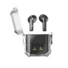 Hörlurar Bluetooth Earphones Trådlösa hörlurar Buller som avbryter Hifi Sound Headset Gamer TWS Earbuds Transperant Waterproof Stereo