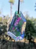 Décorations de jardin 50 mm AB Couleur suspendue Pendre Crystal Prism Suncatcher Pièces de lustre