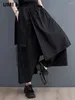 Damesbroek umi mao mode onregelmatige elegante kleding onder enkel gladde zwart bandage stijl zomerbroek femme