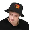 Bounets Guitar Island Sunset Bucket Hat Panamá para niños Bob Sombreros Autumn Fisherman Summer Beach Unisex Caps