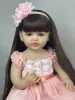 Dolls 55 CM Soft Full Body Silicone Vinyl Princess Toddler Art Bebe Lifelike Reborn Baby Girl Doll Toy Birthday Gifts for Child