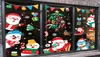 Sticker autocollant décalcomanies Santa Claus Balon de ballon au centre commercial Windows Stickers Static Adhesive Christmas décoratif2393624