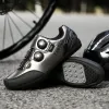 Schoeisel Niet -vergrendeling fiets sneaker zonder schoenplaten fietsen schoenen voor platte pedalen MTB Men's Women Sport Mountain en Road Bike Shoes