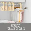 Aufbewahrung 8pcs/Set Storage Organizer Home Neugeborene bis 24 Monate Geschenk Baby Schrank Divider Größe Trenner Holzkarten Kleidung Kleiderbügel