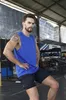 Mens 3 Pack Running Tank Tops Breattable Workout Muskelärmlös Tshirts Summer Gym Fitness Vests 240412
