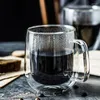 Weingläser Doppelwandglas Becher resistente Tee Bier Milch Juice Tasse Getränk Geschirr Liebhaber Kaffeetassen Geschenk Kreativität