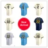 Milwaukee Custom Brewers Jerseys 59 Peguero 51 Freddy Peralta 48 Colin Rea 41 Joe Ross 45 Abner Uribe 49 Thyago Vieira