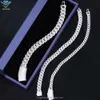 Hot-Sale Iced Out 6mm-13mm VVS Moissanite Diamond Chain S925 Sterling Silver Cuban Link for Men Hiphop Fine JewLery Halsband