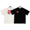 summer rhude tshirt 23 trendy RHUDE limited signature printed short sleeved t-shirt for men women American street loose half sleeved